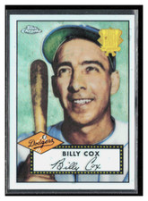 2002 Topps Chrome 1952 Reprint Refractor #52R-13 Billy Cox