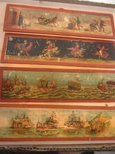 41125g 4x Latarnia Magica Obraz na szkle 5x18cm HUMOR STATKI tarte