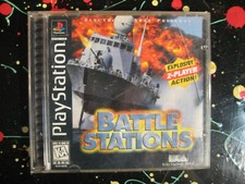 Battlestations Battle Stations PlayStation 1 PSX EA Modern Naval Combat Game