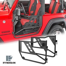 Rynoskin Tubular Doors For 2007-2018 Jeep Wrangler Jk 2 Door Front And Rear Rynoskin Tubular Doors For 2007-2018 Jeep Wrangler Jk 2 Door Front And Rear