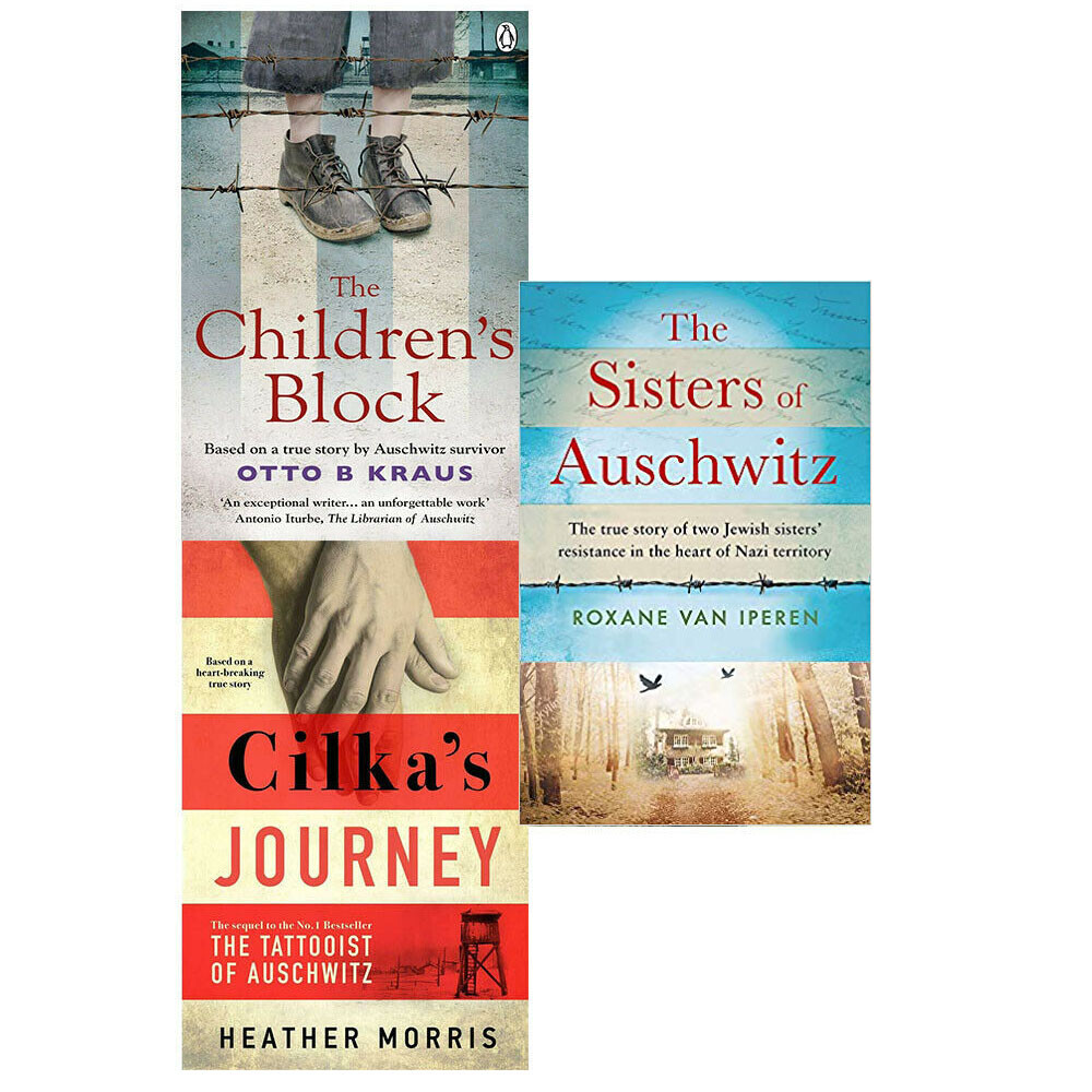 Children's Block,Librarian of Auschwitz,The Sisters of  3 Books Collection Set
