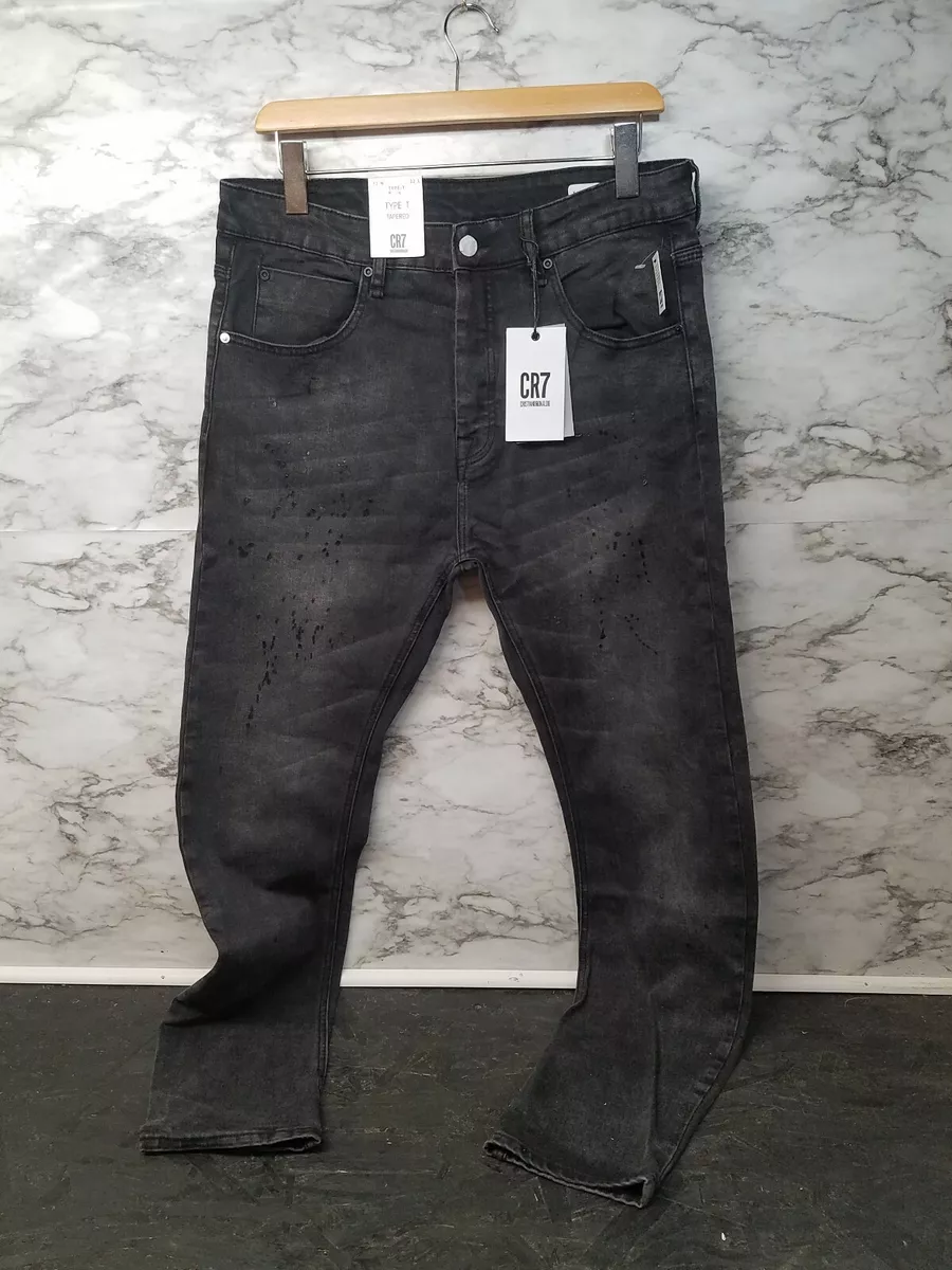 Cr7 black best sale jeans
