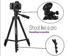 AGFAPHOTO 50" Pro Tripod With Case For Fujifilm Finepix SL300 SL305