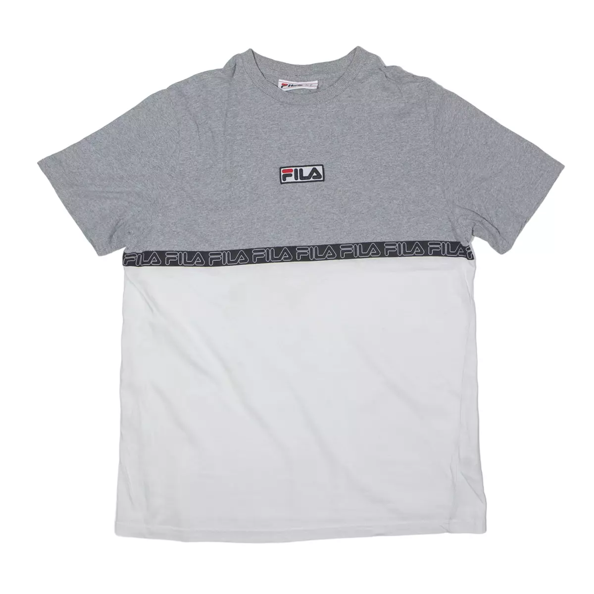 Fila men's t shirt cheap white