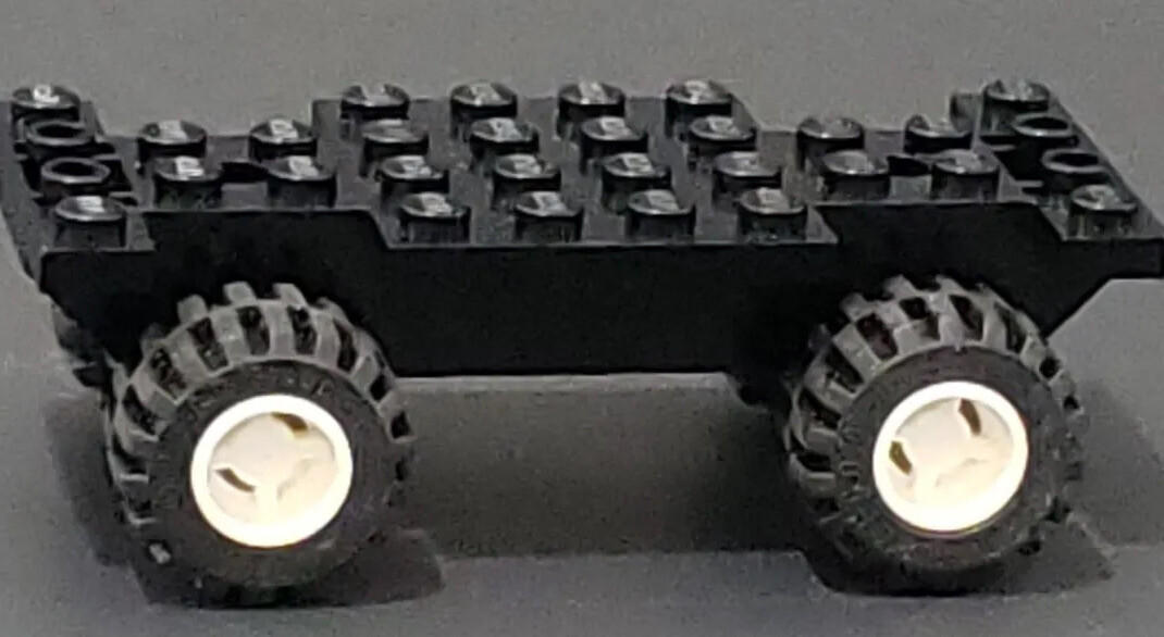 LEGO Black Vehicle Base 4 x 10 w/4 Wheels #30235 6014 | eBay