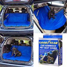 Goodyear Waterproof Car Rear Seat Boot Liner Protector Hammock Floor Cover Dog