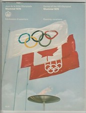 Orig.PRG    Olympic Games MONTREAL 1976  -  OPENING CEREMONY  !!  EXTREM RARE