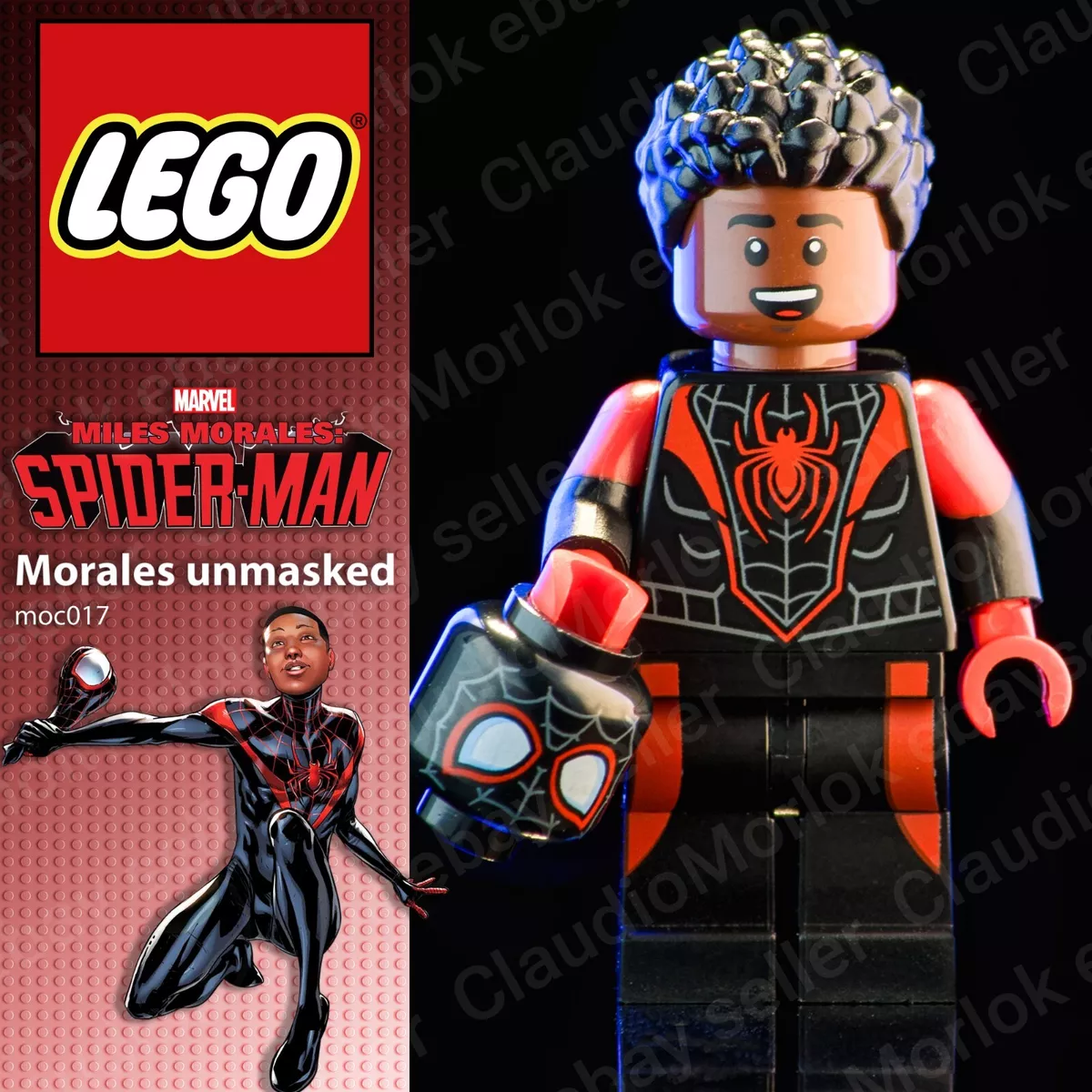 Lego miles morales minifigure deals