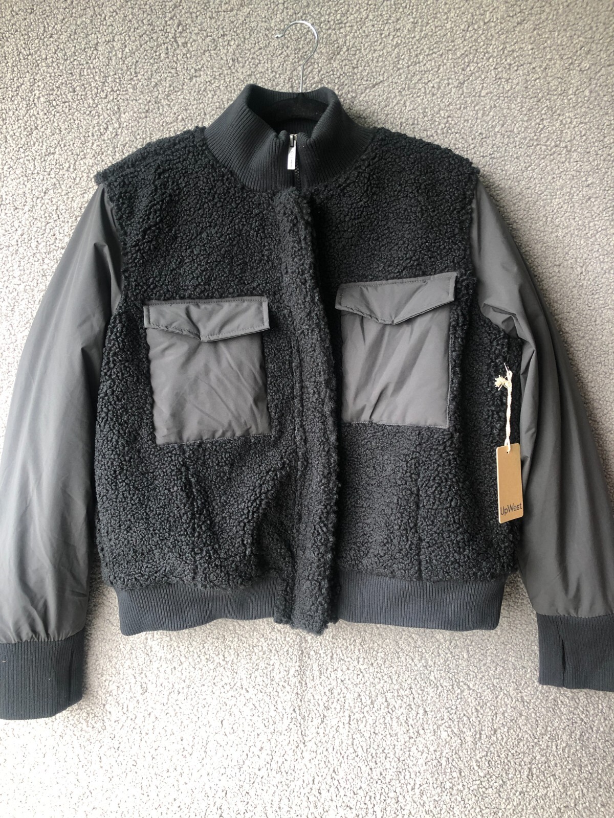 UpWest Sherpa Bomber Jacket womens XL 