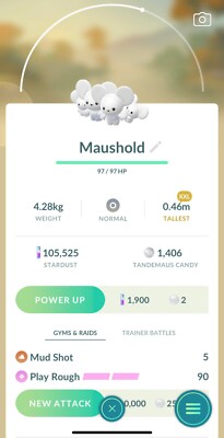 Pokémon Maushold (Family of Four) XXL - GO TRADE