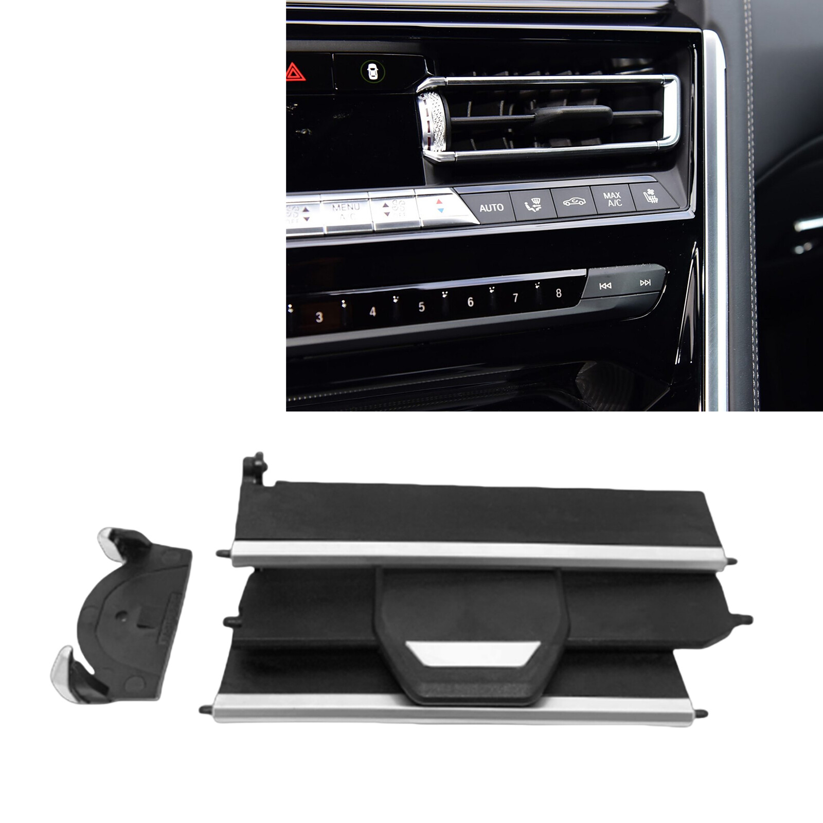 Car Dashboard Right Air Vent Grill Repair Kit For BMW G14 G15 G16 F91 F92 17-22