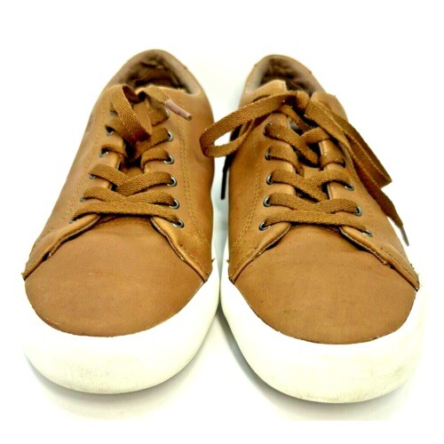 Sperry Leder Turnschuhe Herren 7,5 Damen 9 Braun Sahara Komfort - Bild 3 von 10