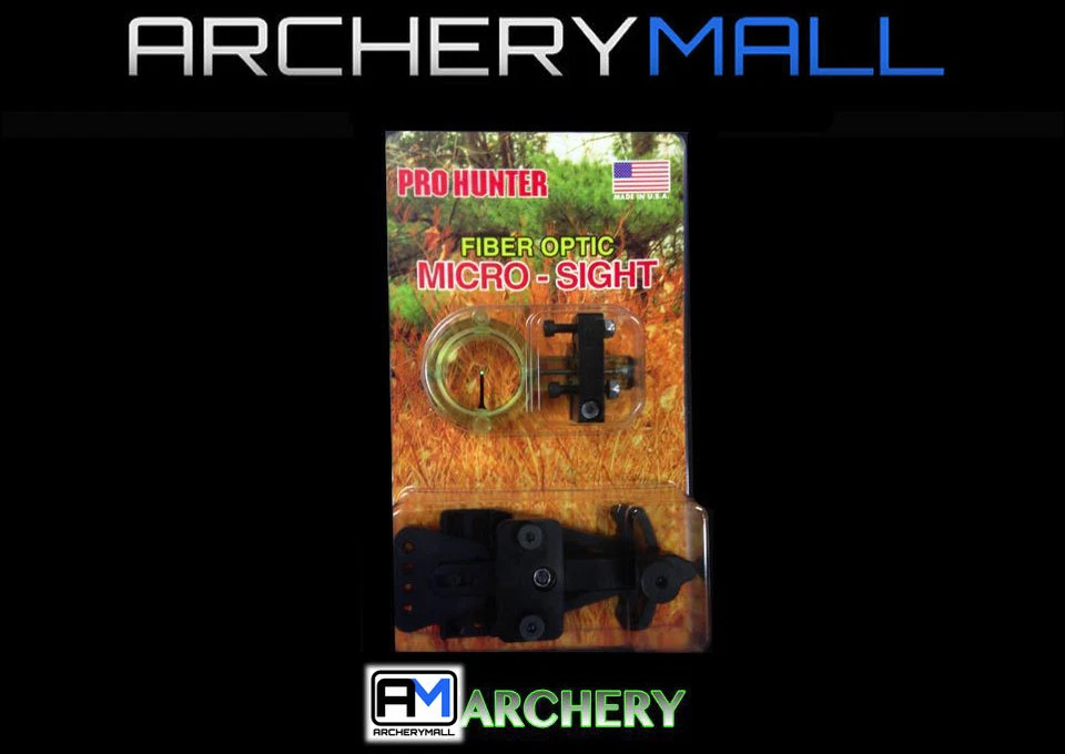 Mira de arco deslizante de fibra óptica verde GWS Pro Hunter 1 PIN ajustable Foto 3 de 4