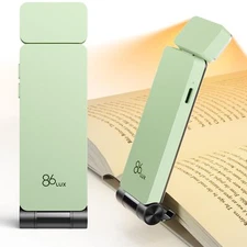 BOOK LIGHT RECHARGEABLE READING LIGHTS FOR BOOKS IN BED ULTRALIGHT CLIPON LED BO