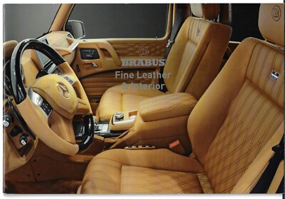 Brabus Leder & Innenausstattung Individualisierung 2013-14 Deutsche & Exportmärkte Prospekt