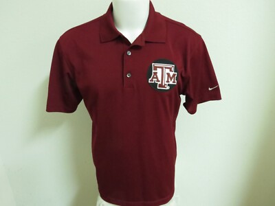 L-2XL Red Nike Dri-Fit Men's Poly #04T Polo Shirt
