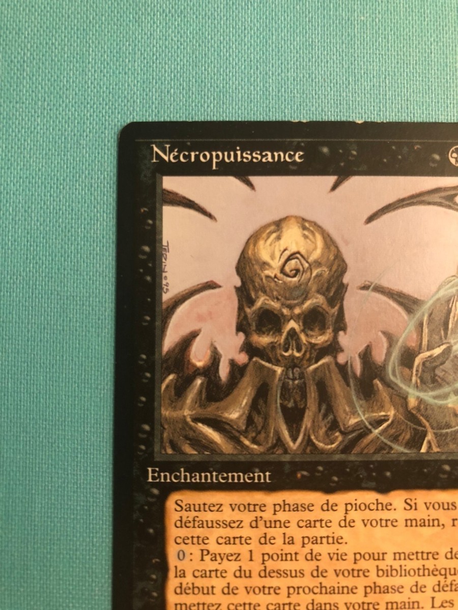 MTG Necropotence - Ice Age - Regular Rare - FRA - LP condition | eBay