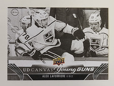 2023-24 Upper Deck C375 Alex Laferriere Young Guns Canvas BLACK AND WHITE Rookie