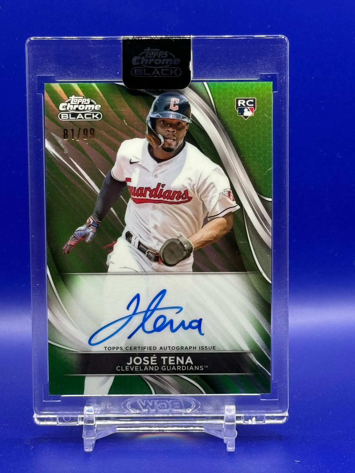 2024 Topps Chrome Black José Tena Auto Green /99 #CBA-JTE