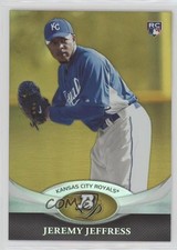 2011 Bowman Platinum Gold Jeremy Jeffress #44 0n2