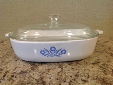 Corning Ware Blue 9 Cornflower Dish P-9-B w/ ...