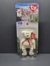 TY Maple the Bear Beanie Baby 1999 McDonald s Canada Ronald McDonald MIP