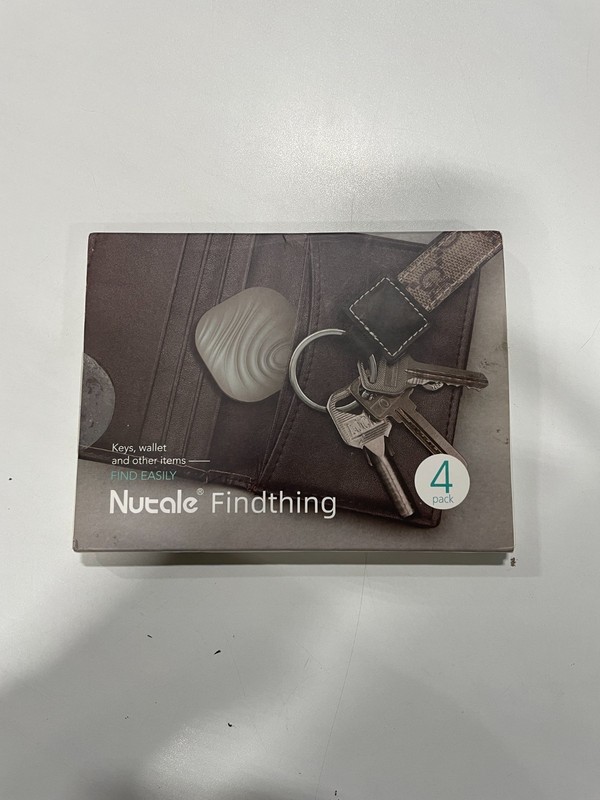 Nutale Findthing Key Finder Smart Tag 4-Pack - Bluetooth Tracker Item Locator