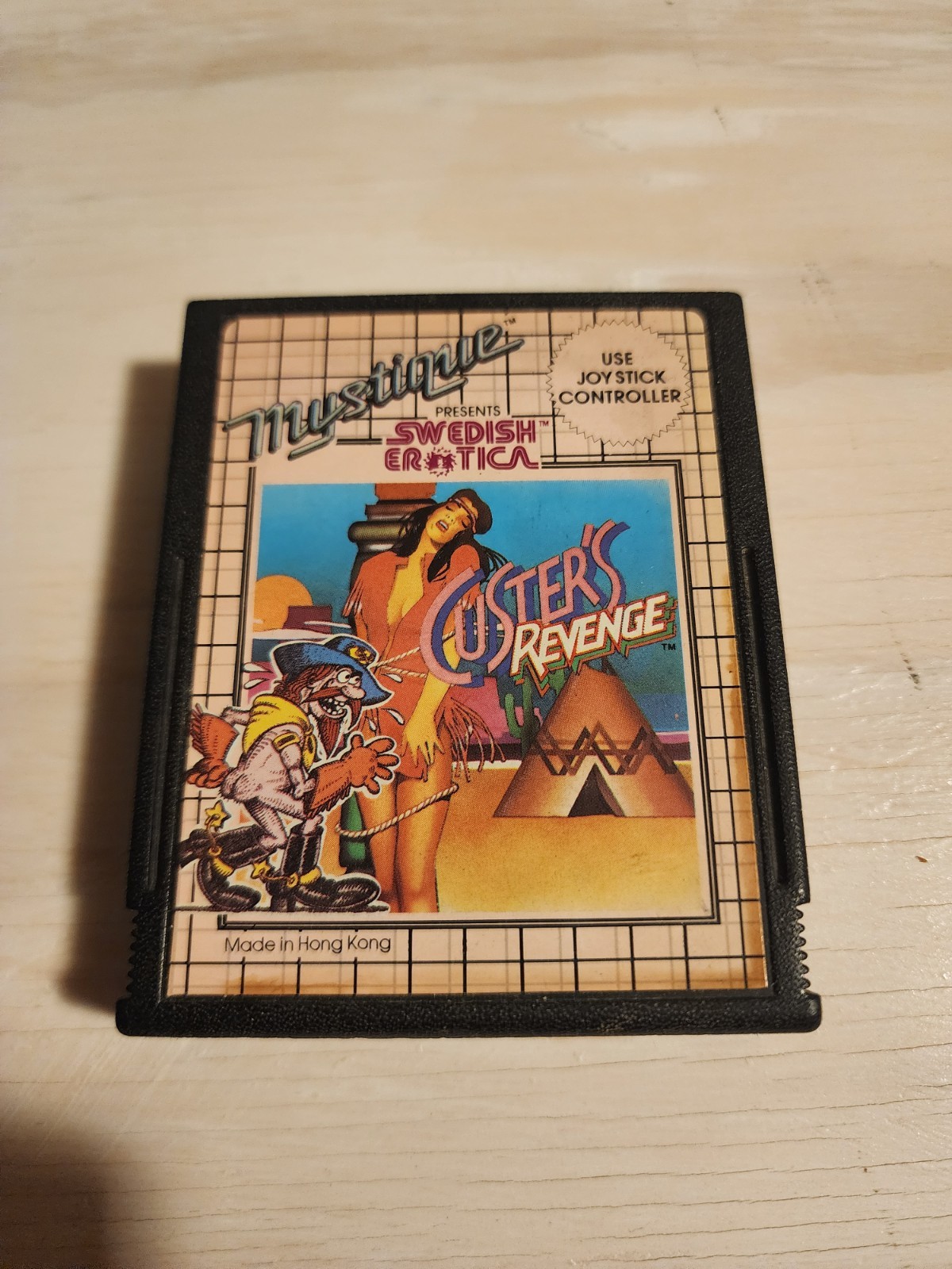 Custer's Revenge (Atari 2600, 1982) RARE! UNTESTED