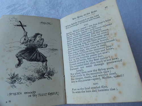 Antique Illustrated Miniature Book - Scott's Lady of The Lake 1894 - Picture 14 of 15