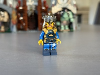 LEGO  Castle 7097 König Crown King Minifigur (cas422) mit Krone und Brustplatte