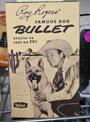 1950's Hartland Roy Rogers' Dog Bullet German Shepherd Figure Toy w/Box #700