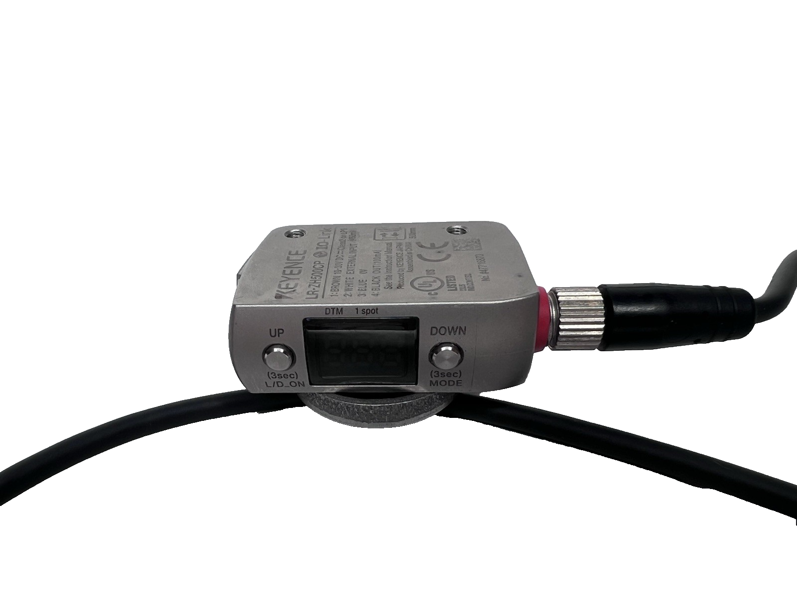 KEYENCE LR-ZH500CP IO-LINK LASER SENSOR 10-30VDC