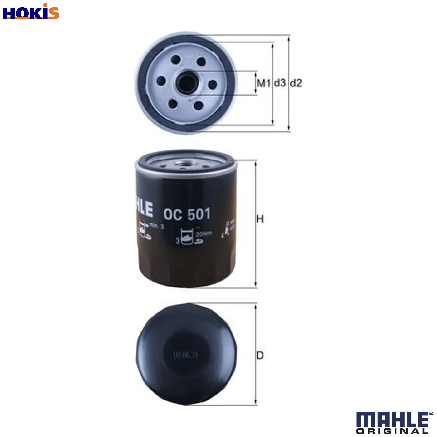 OIL FILTER OC 501 FOR GAZ VW ALFA ROMEO ALFASUD/Sprint/Giardinetta SZ GTV RZ 168