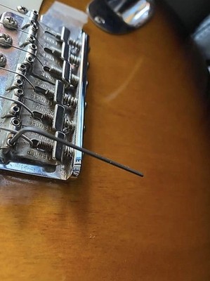Fender Saddle Adjustment Allen Wrench 0.050 Hex Key String Height Guitar Setup