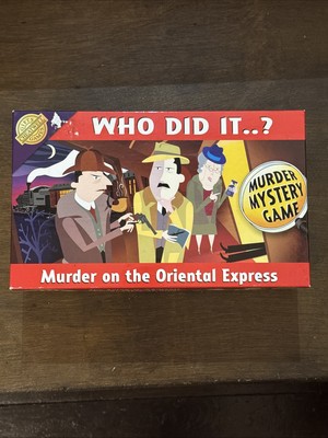 Wer hat es getan ? Murder Mystery Spiel Oriental Express 2005 Cheatwell Games 