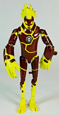 Vintage 2006 Ben 10 Heatblast Metamorfigure 8" Flashlight Transformer Untested
