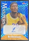 2024-25 Topps Finest Masters Autographs Blue X-Fractor Rui Hachimura Auto /99