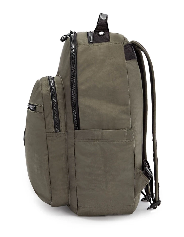 kipling Basic Seoul Backpack L Green Moss - Photo 3/4