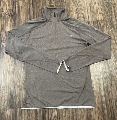 Kjus Medium Trace Half Zip Golf Performance Midlayer Pullover Logo Woman s