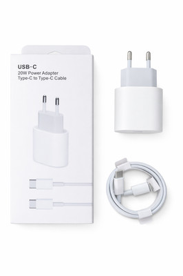 Original 20W Power Adapter, USB-C Ladekabel für Iphone 15, 16, 17