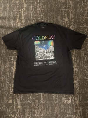 Official Coldplay Nashville,TN 2XL t-Shirt Music Of The Spheres