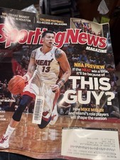 Mike Miller Miami Heat  - Oct 25 2010 The Sporting News Bagged