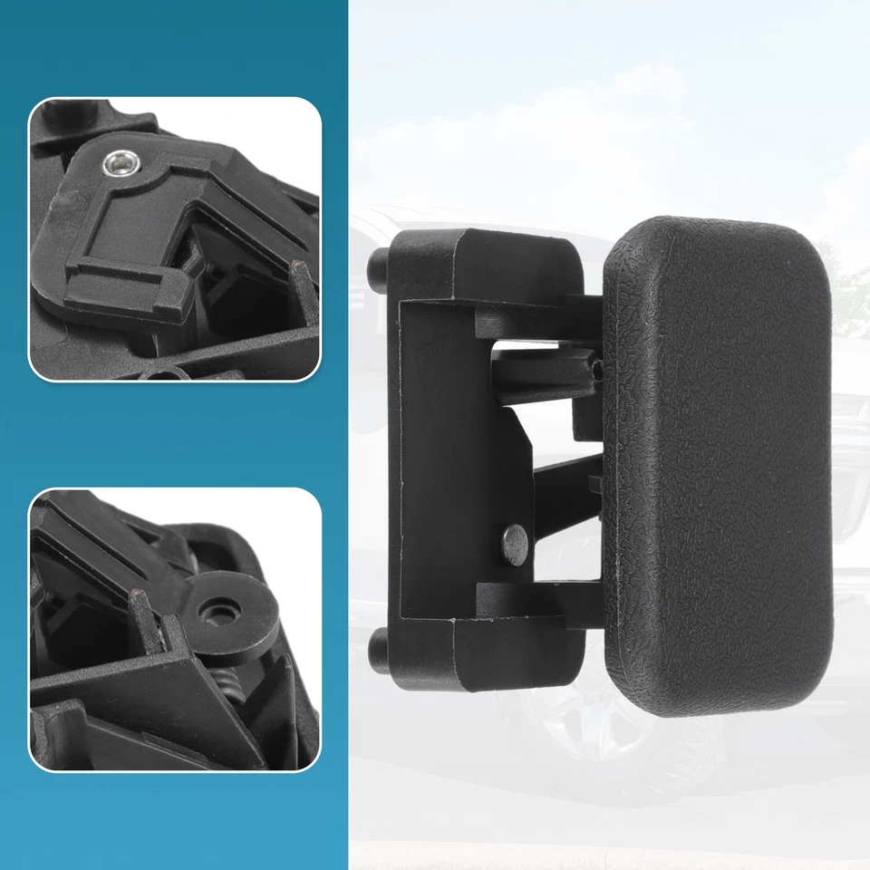 Paquete (1) Manija de bloqueo de pestillo de tapa de guantera delantera para Chevy Silverado 1500 01-07 Foto 3 de 4