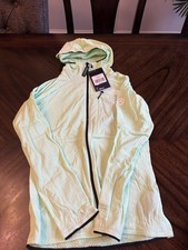 The North Face Women Summit FUTUREFLEECE Full Zip Hoodie Medium Patina Green New