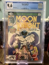 Moon Knight #1 Comic Book CGC 9.6 White Pages, 1980 🔥💯🔥