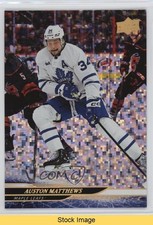 2024-25 Upper Deck Series 2 Rainbow Speckled Foil Auston Matthews #411 READ 1e0v