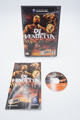 Def Jam Vendetta Nintendo GameCube Complete w/ Manual CIB Black Label Tested