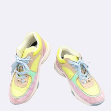 Chanel G34360 Multi Color Mix Running Cruise Sneakers - Size 35