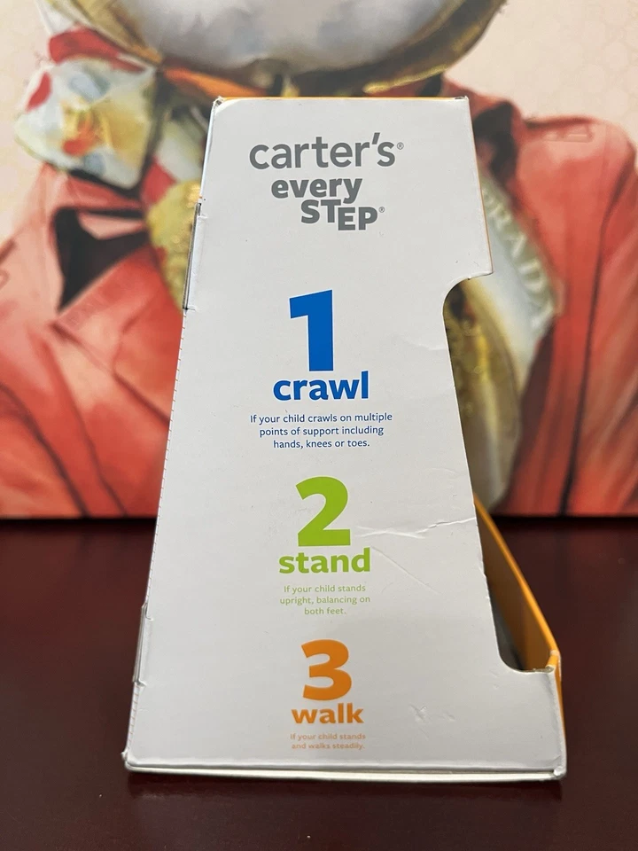 Tênis Carter’s Baby Boys Stage 3 cano alto tamanho 6 novo na caixa - Imagem 2 de 4