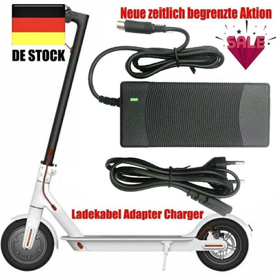 Elektro Scooter Balance Hoverboard Ladegerät Ladekabel Adapter Charger 42V BE